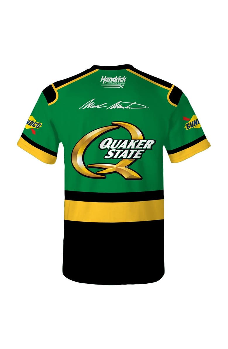 HENDRICK MOTORSPORTS TEAM COLLECTION Men's Hendrick Motorsports Team Collection  Green Mark Martin Quaker State Legend Uniform T-Shirt, Alternate, color, Green