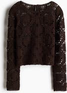 H&M Crochet-look Cardigan