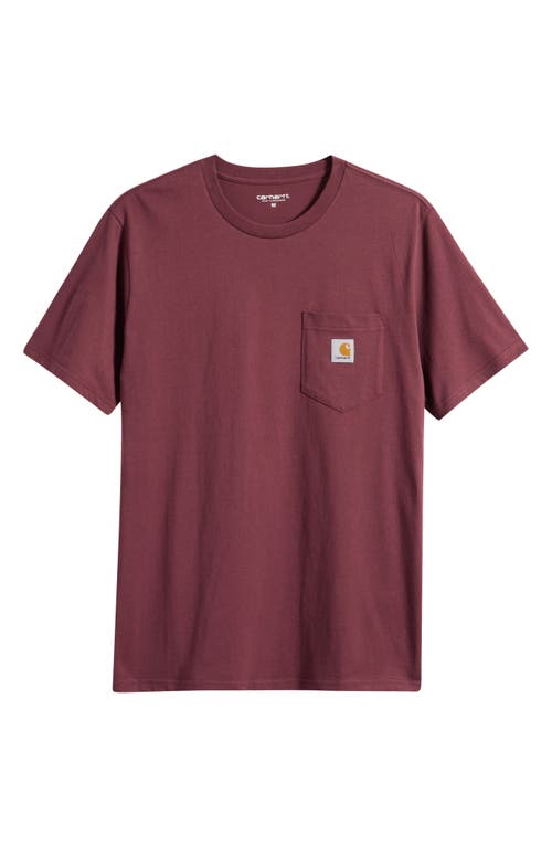 Carhartt Work In Progress Logo Pocket T-shirt In Multi