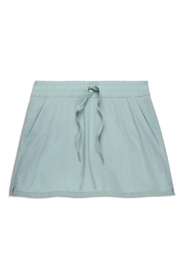 Driftlight Drawstring Miniskirt, Alternate, color, OCEAN MIST