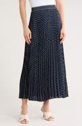 MAX STUDIO Pleated Maxi Skirt