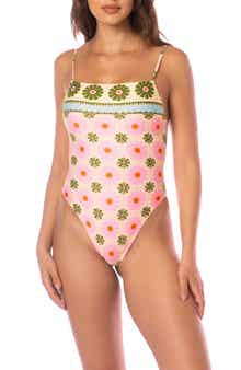 Maaji Briella Lace-Up Reversible One-Piece Swimsuit