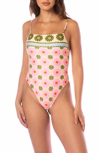 Maaji Briella Lace-Up Reversible One-Piece Swimsuit