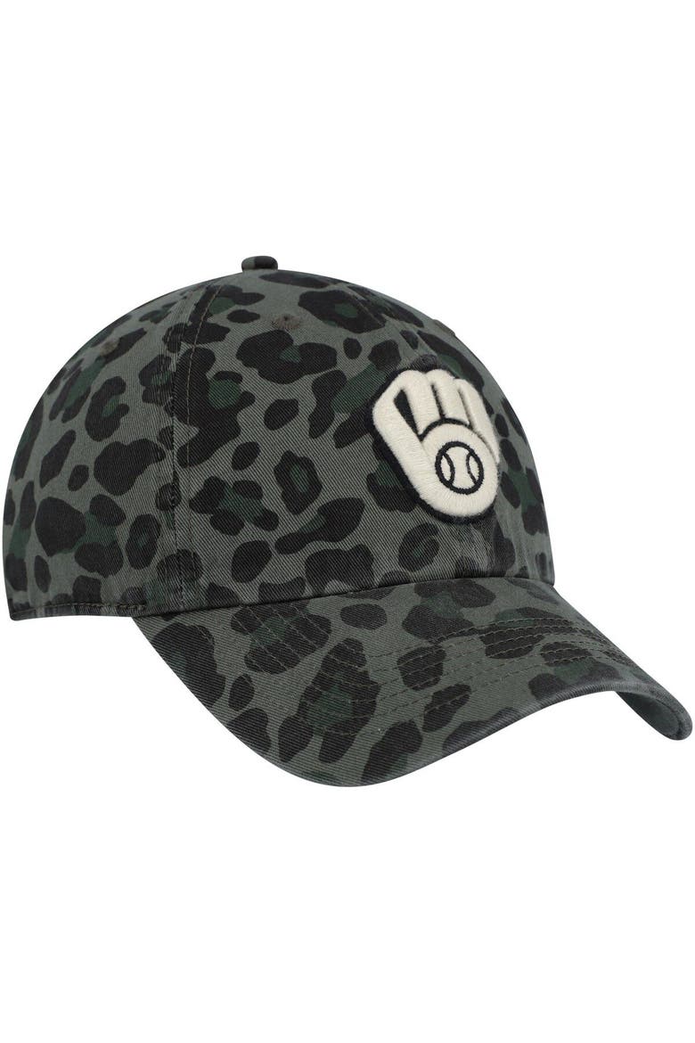 Women's '47 Green Milwaukee Brewers Bagheera Clean Up Adjustable Hat, Alternate, color, Green