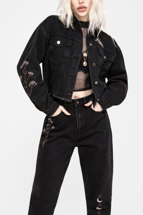 Griffinfly Distressed Denim Jacket