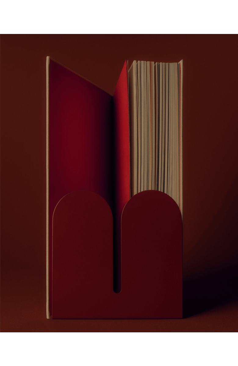 Tortuga Forma Dumbo Bookend Pair Colorful Series, Alternate, color, Oxblood