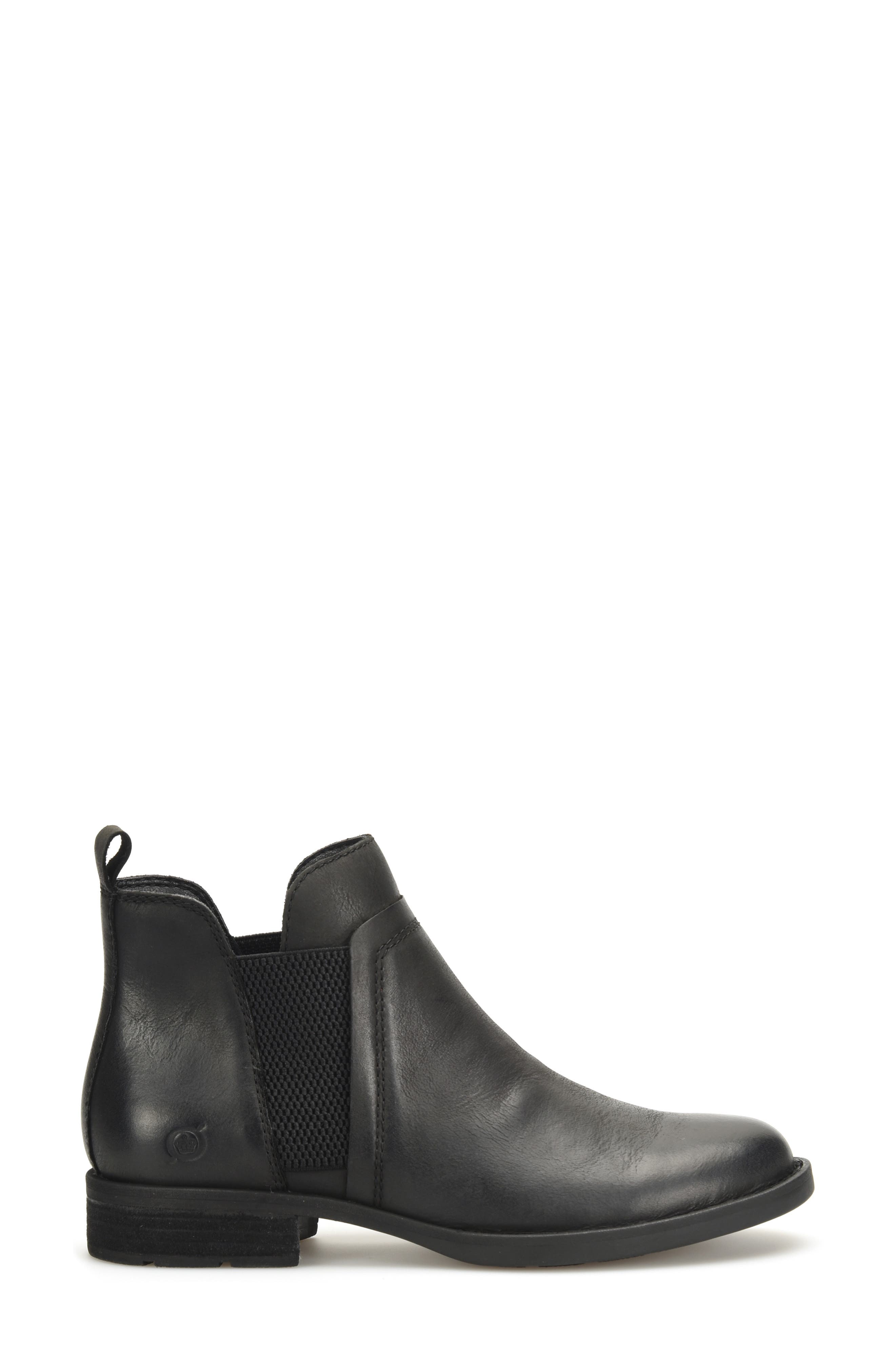Brenta Chelsea Boot, Alternate, color, BLACK FULL GRAIN LEATHER