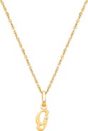 Tiny Blessings 14K Gold Diamond Initial 12-14" Necklace