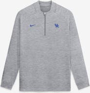 Nike Men's Nike Gray Kentucky Wildcats Par Raglan Tri-Blend Therma-FIT Half-Zip Pullover