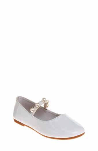 Laura Ashley Kids' Faux Pearl Flat