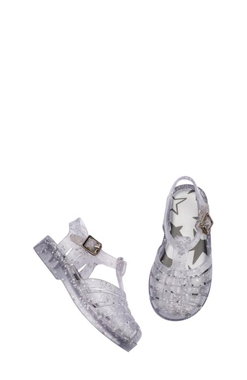 Melissa Kids' Possession Metallic Jelly Sandal In Transparent