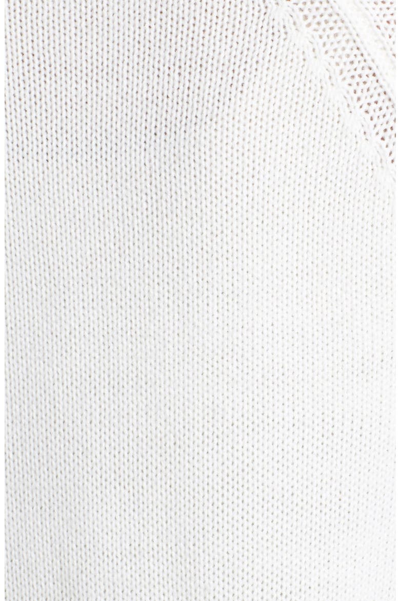 Textured Stitched Side Zip Sweater, Alternate, color, IVORY