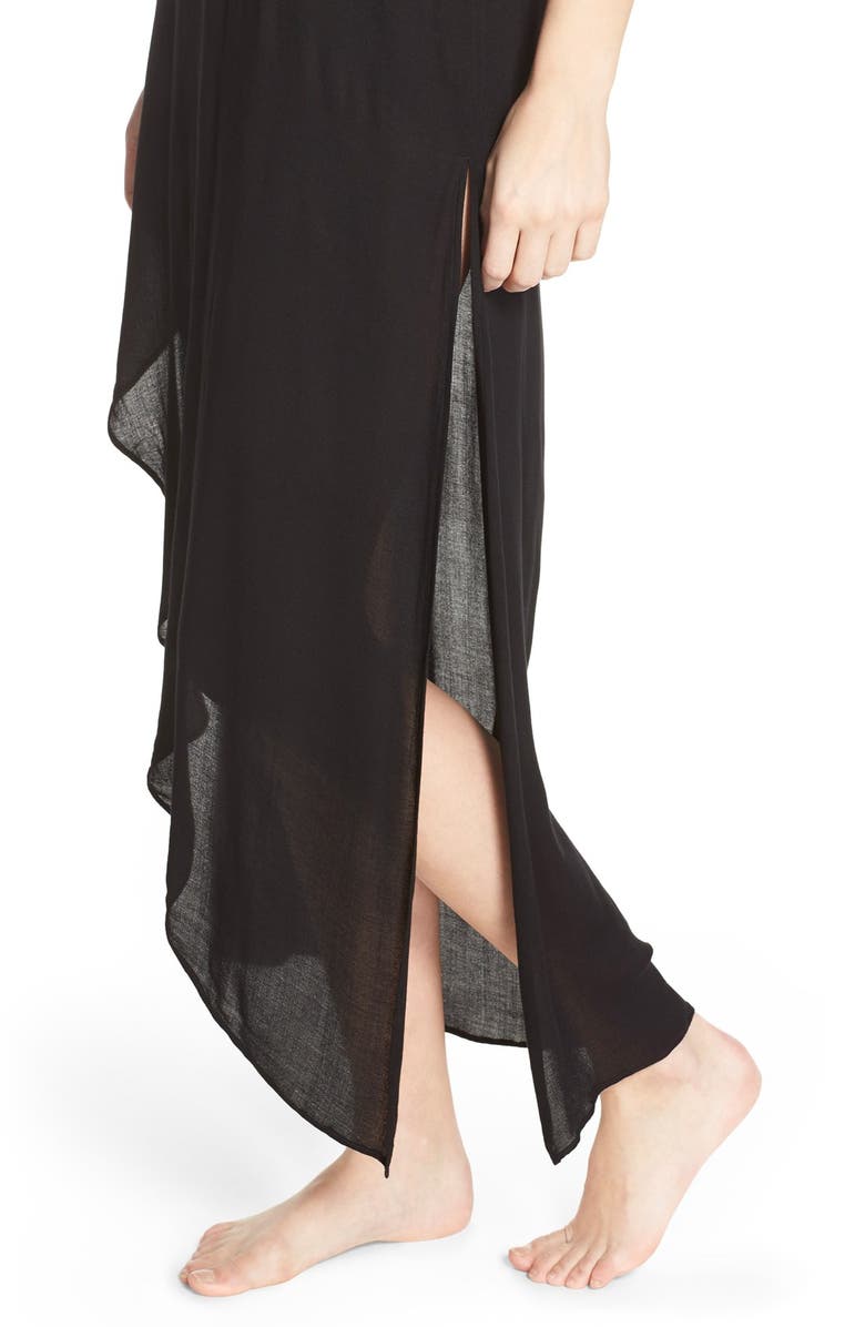 Free People Cross Back Nightgown, Alternate, color, 