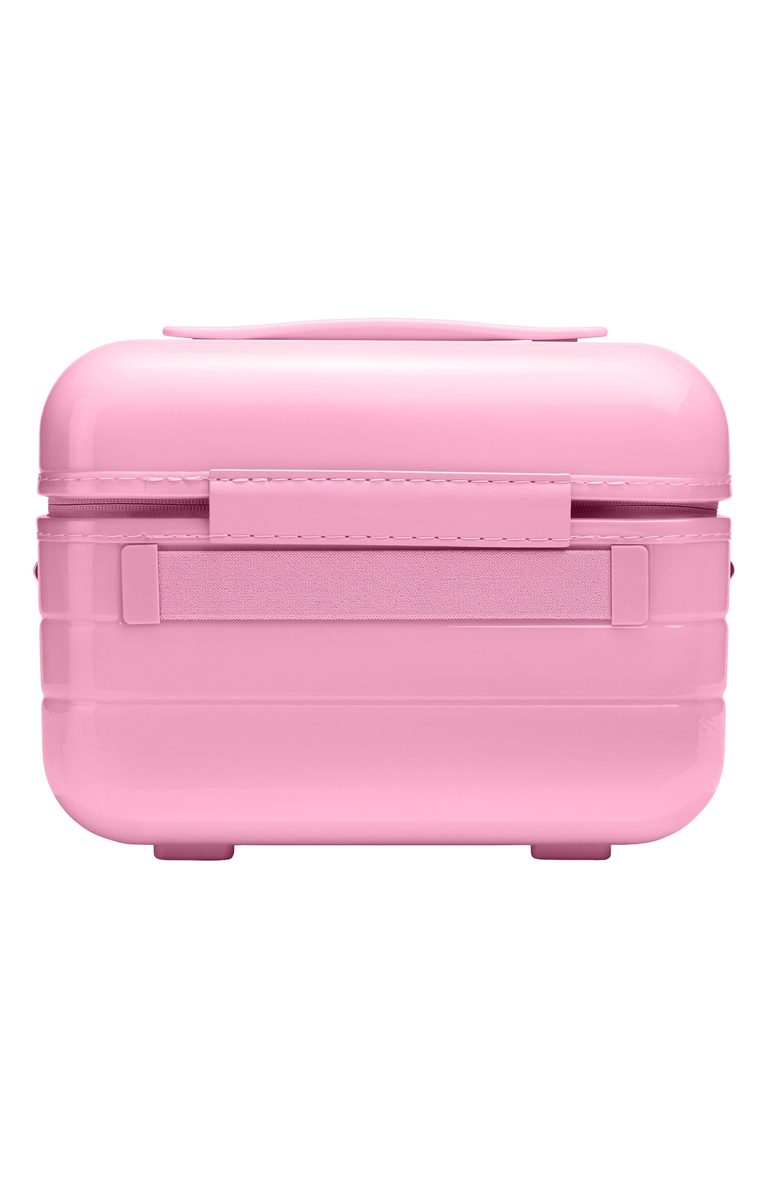 Away The Train Case, Alternate, color, Glazed Mochi Pink