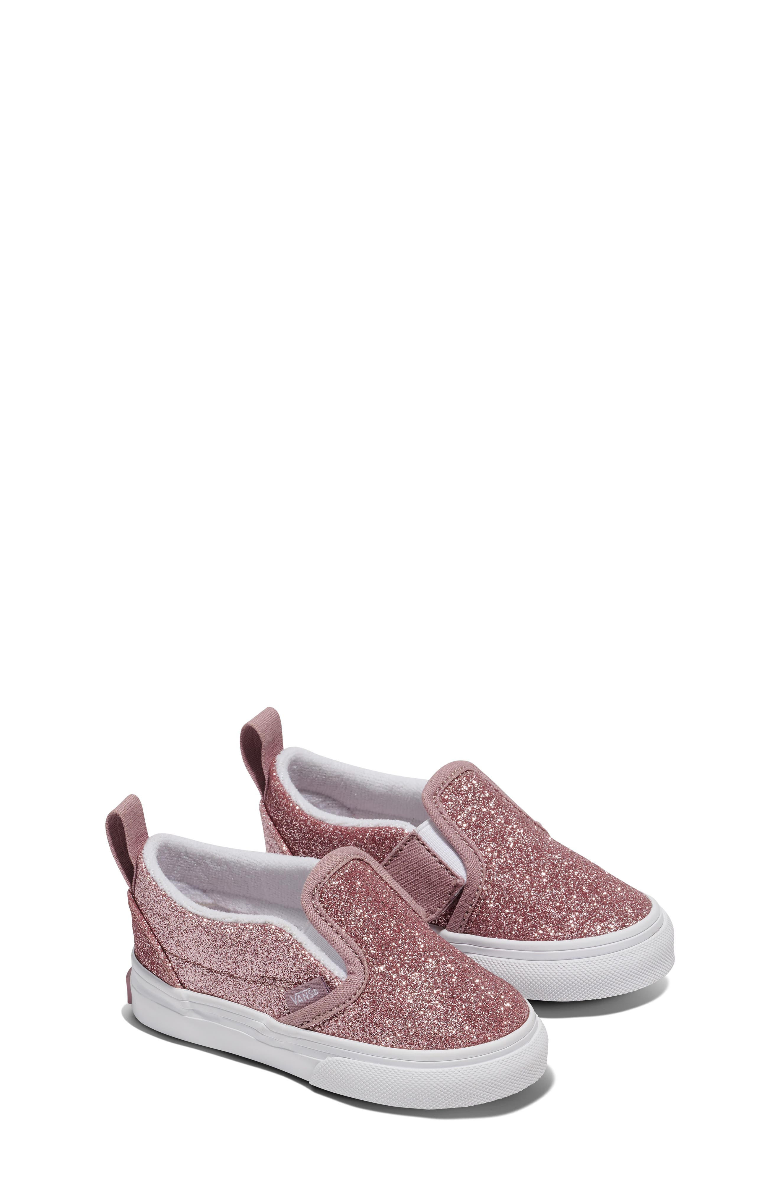 Vans Kids' Glitter Slip-On Sneaker, Main, color, 
