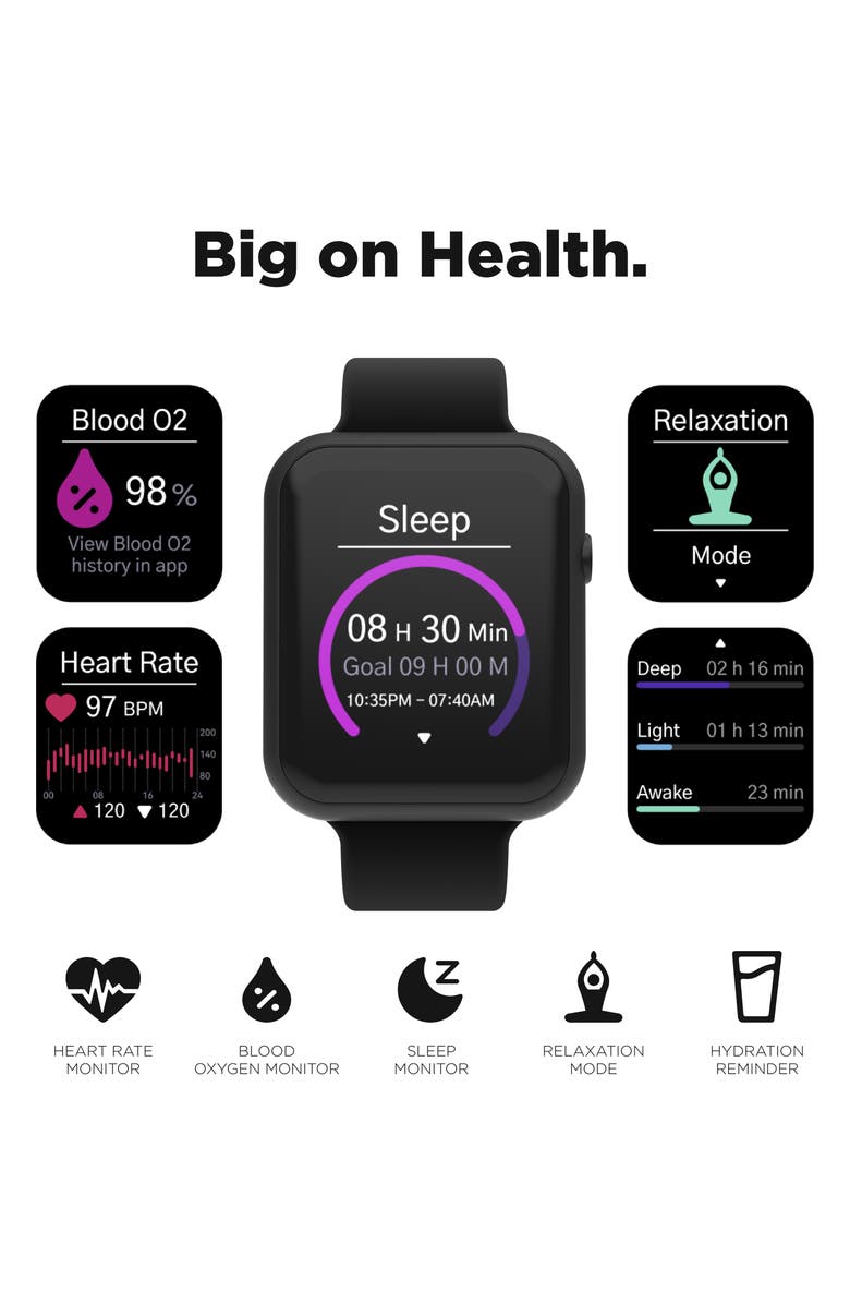 I TOUCH iTouch Air 4 Smartwatch, 41mm, Alternate, color, Black