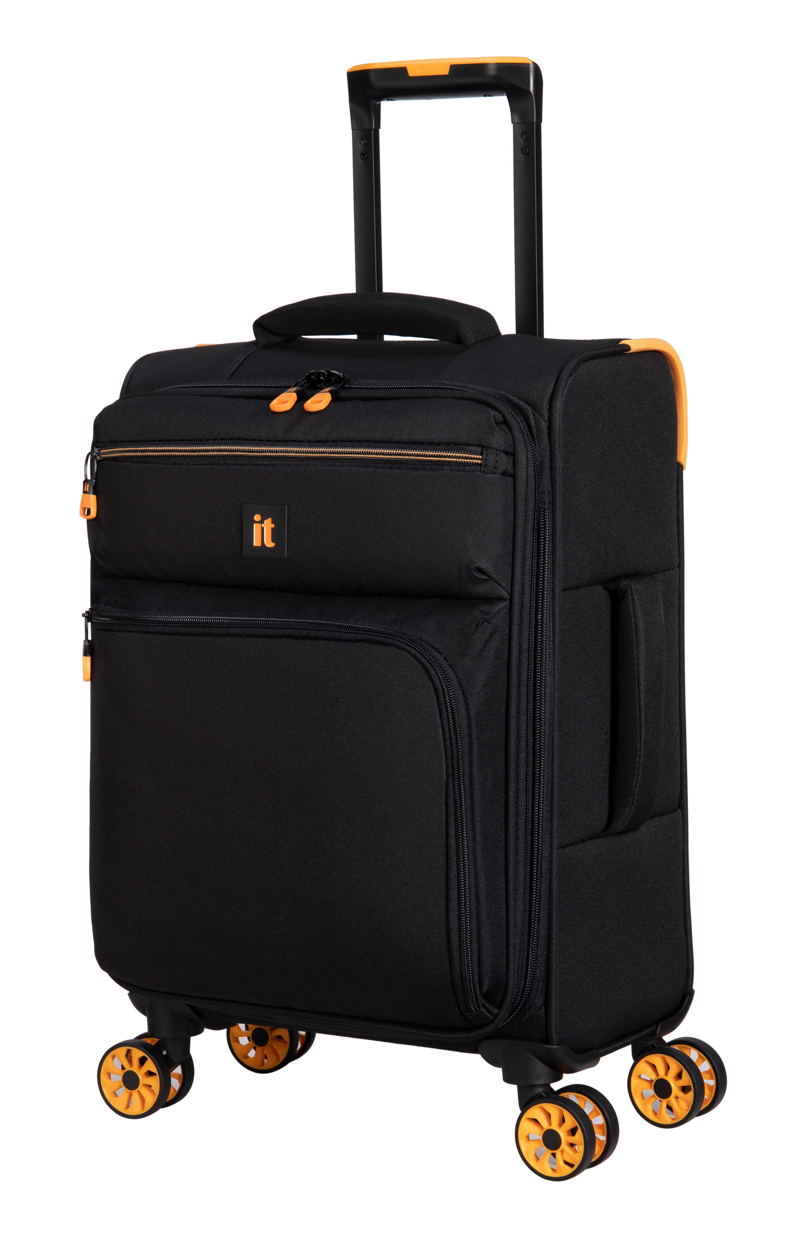 IT LUGGAGE Mega Lite 18-Inch Softside Spinner Luggage, Main, color, Black