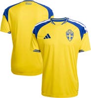 adidas Men's adidas  Yellow Sweden National Team FIFA x World Cup 2026 Home Replica Jersey