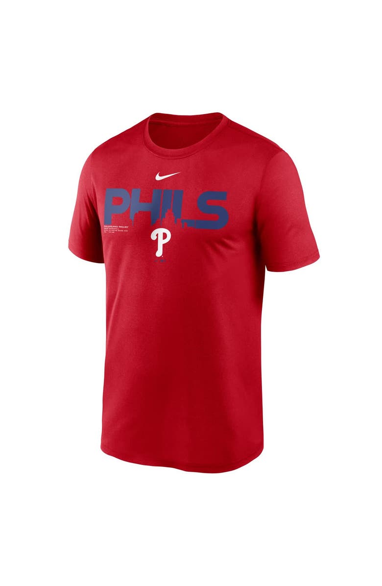 Nike Men's Nike Red Philadelphia Phillies My Town Legend T-Shirt, Alternate, color, 