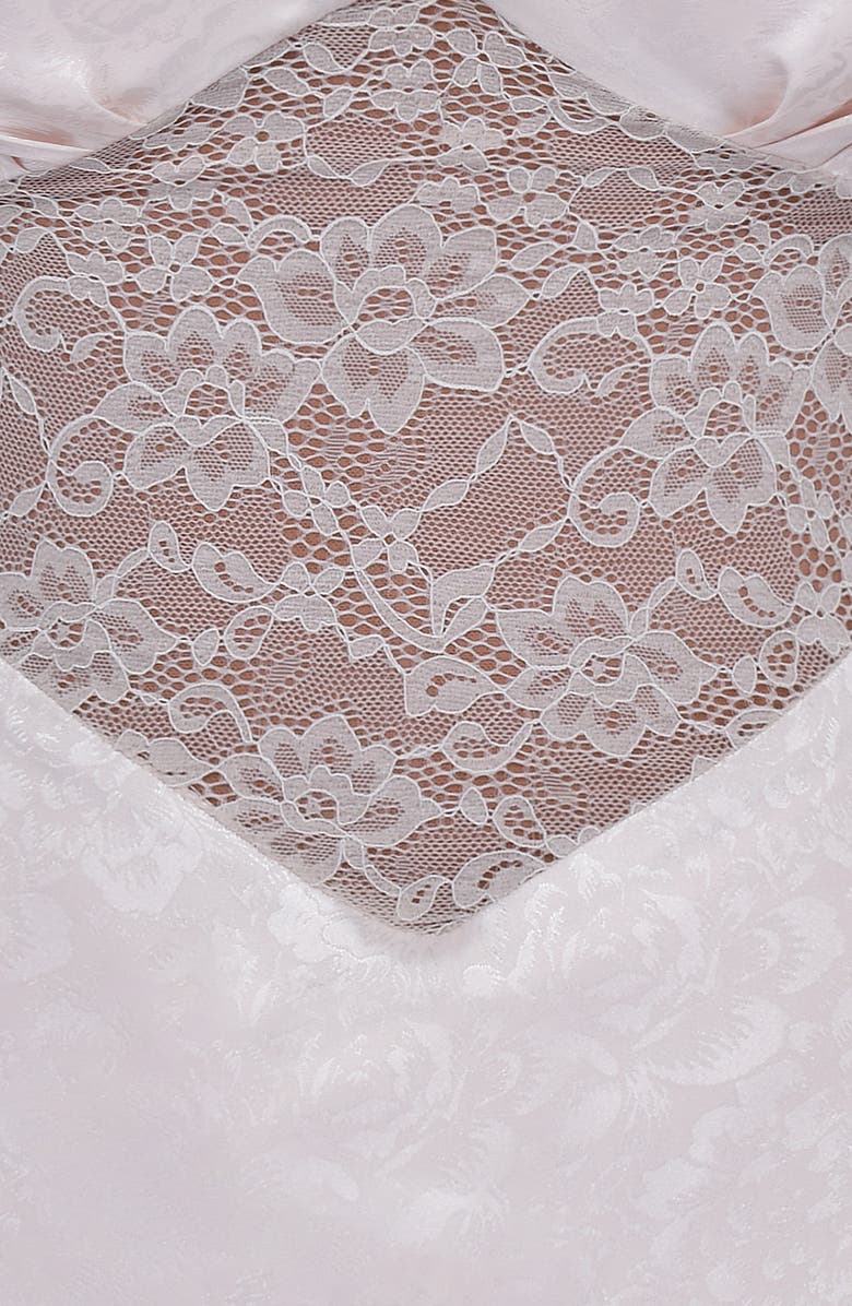 Mistress Rocks Damask & Lace Cocktail Minidress, Alternate, color, 