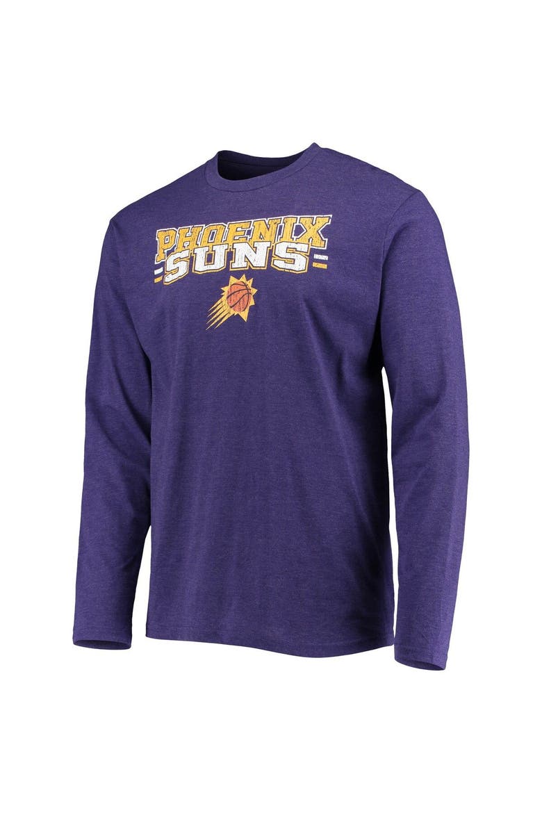 Men's Concepts Sport Black/Purple Phoenix Suns Long Sleeve T-Shirt & Pants Sleep Set, Alternate, color, Purple
