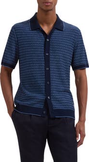 Bugatchi Short Sleeve Cardigan
