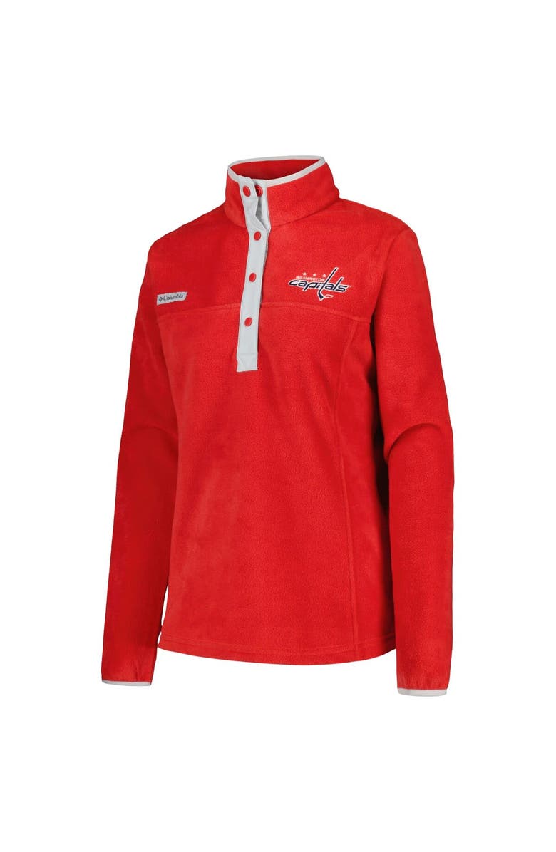 Columbia Women's Columbia Red Washington Capitals Benton Springs Half-Snap Jacket, Alternate, color,