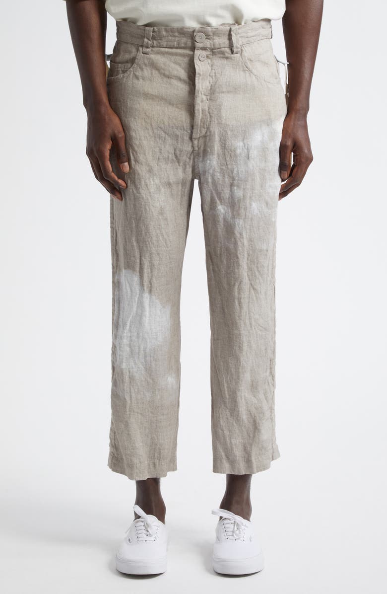 Undercover Linen Pants, Main, color, Natural Base