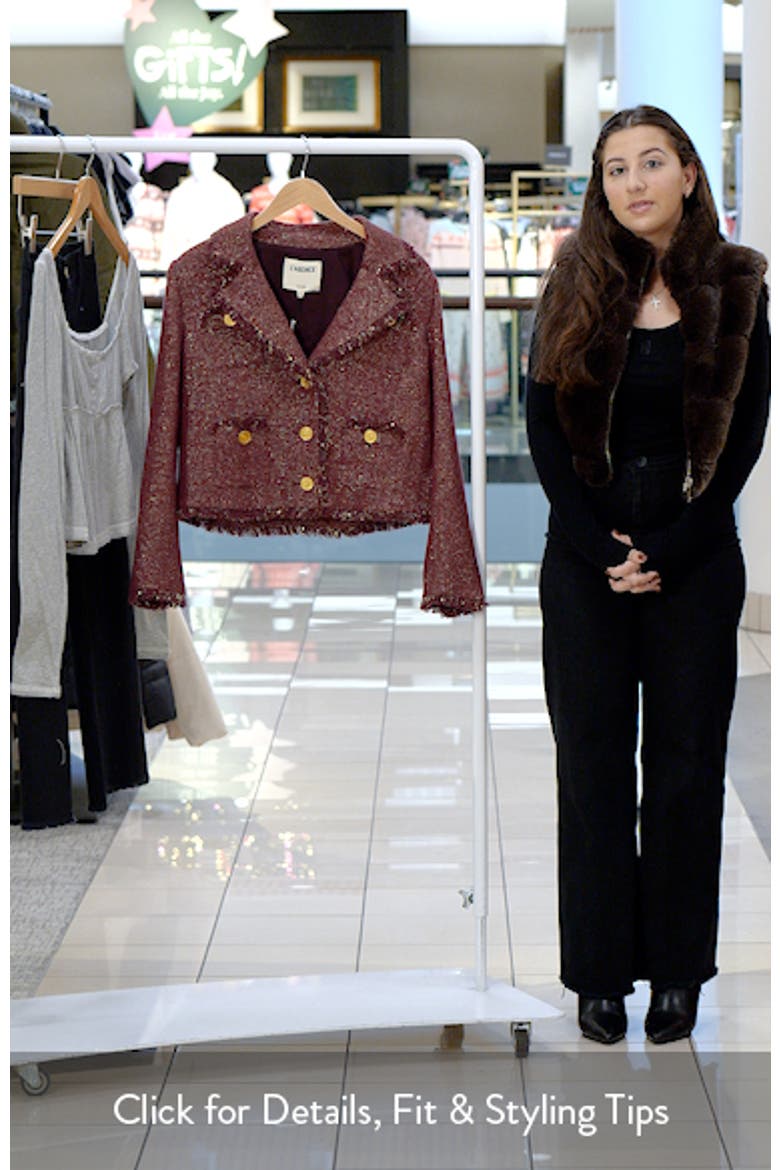 Sylvia Metallic Blazer video