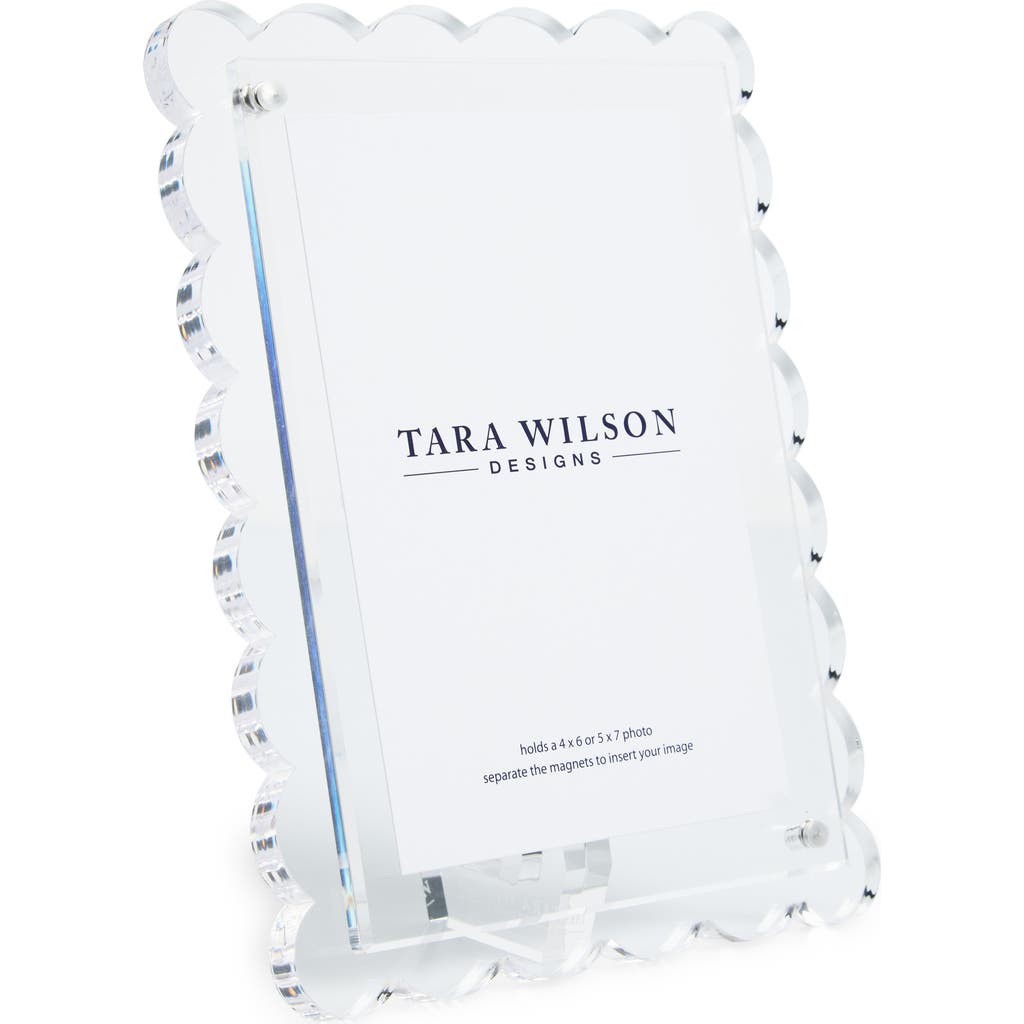 Tara Wilson Designs Scallop Picture Frame In Transparent