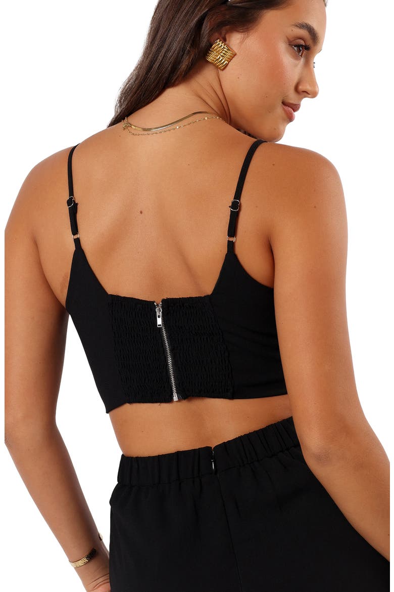 Zanita Crop Tank & Midi Skirt Set, Alternate, color, BLACK