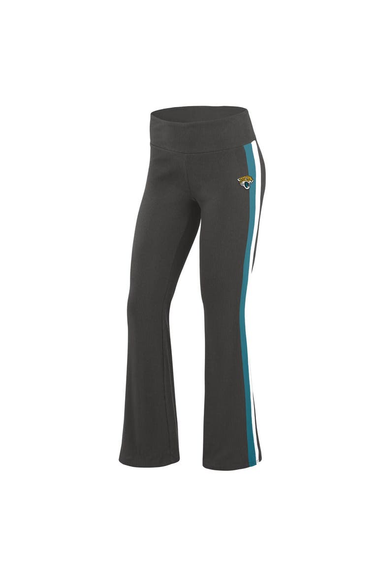 Women's WEAR by Erin Andrews Black Jacksonville Jaguars Yoga Pants, Alternate, color, Black