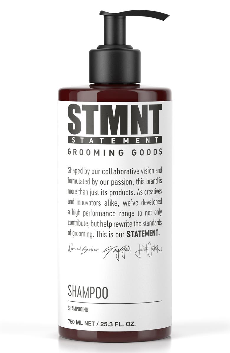 STMNT Grooming Goods Shampoo with Activated Charcoal & Menthol, Main, color,