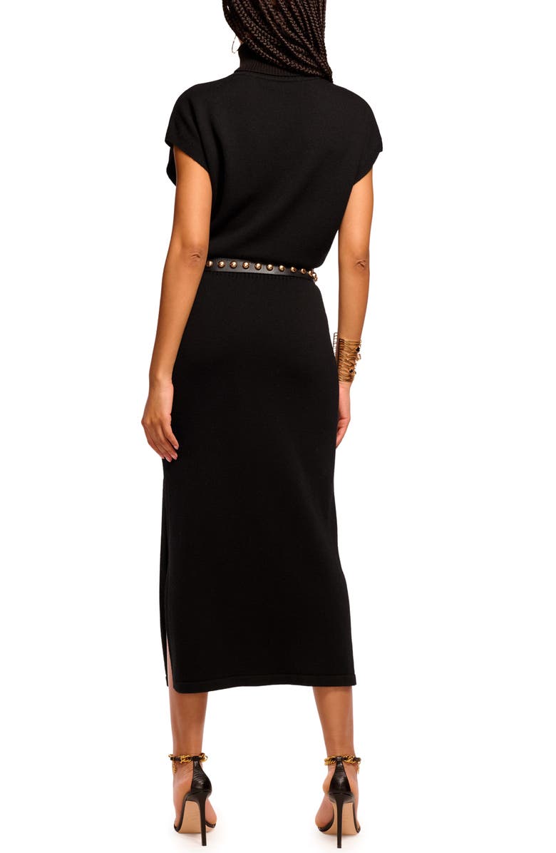 Ramy Brook Natalie Turtleneck Wool Sweater Dress, Alternate, color, 