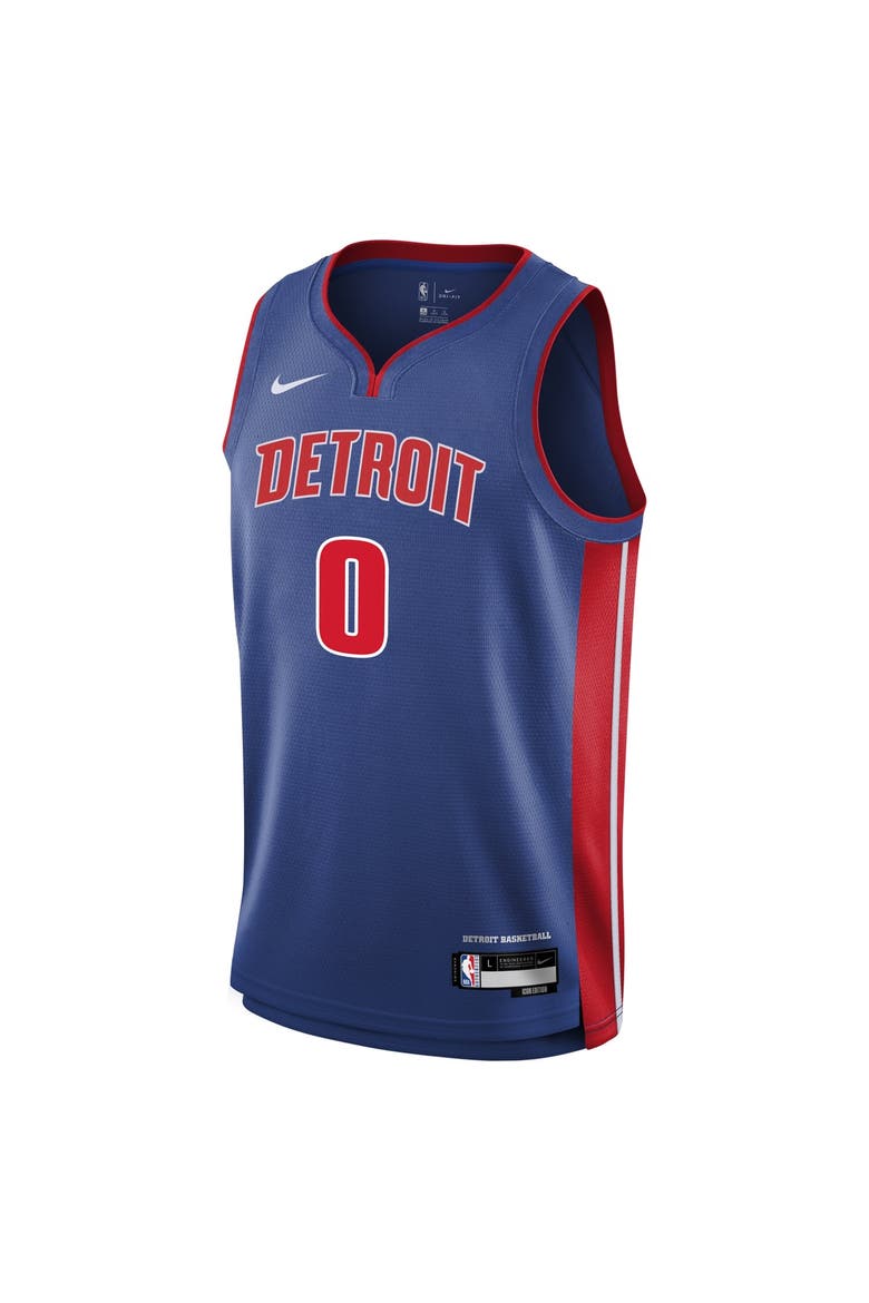 Youth Nike Jalen Duren Blue Detroit Pistons Swingman Jersey - Icon Edition, Alternate, color, Blue