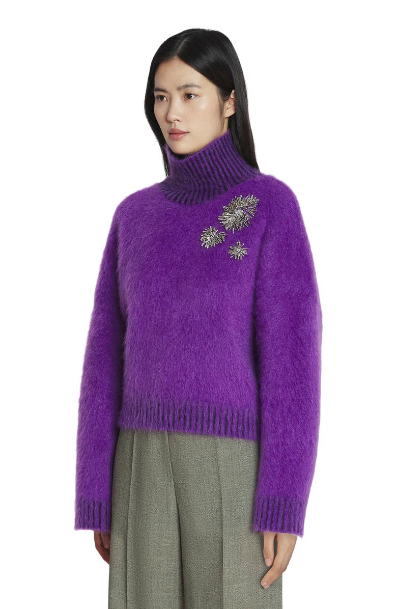 Lanvin BRUSHED MOHAIR SWEATER, Main, color, 