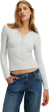 Cotton On Women's Blake Henley Long Sleeve
