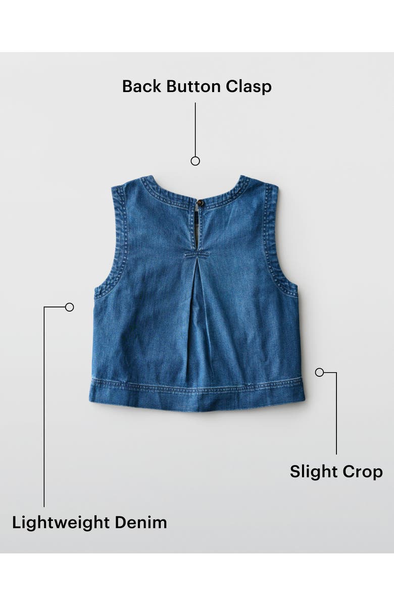 Carve Designs Susie Denim Tank, Magnolia, Alternate, color, Magnolia