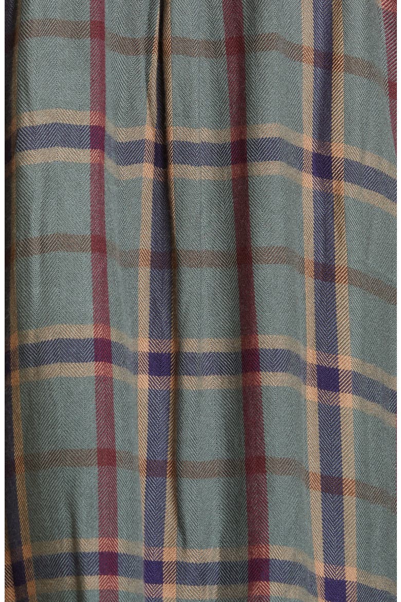 Hunter Plaid Button-Up Shirt, Alternate, color, PINE MERLOT NAVY