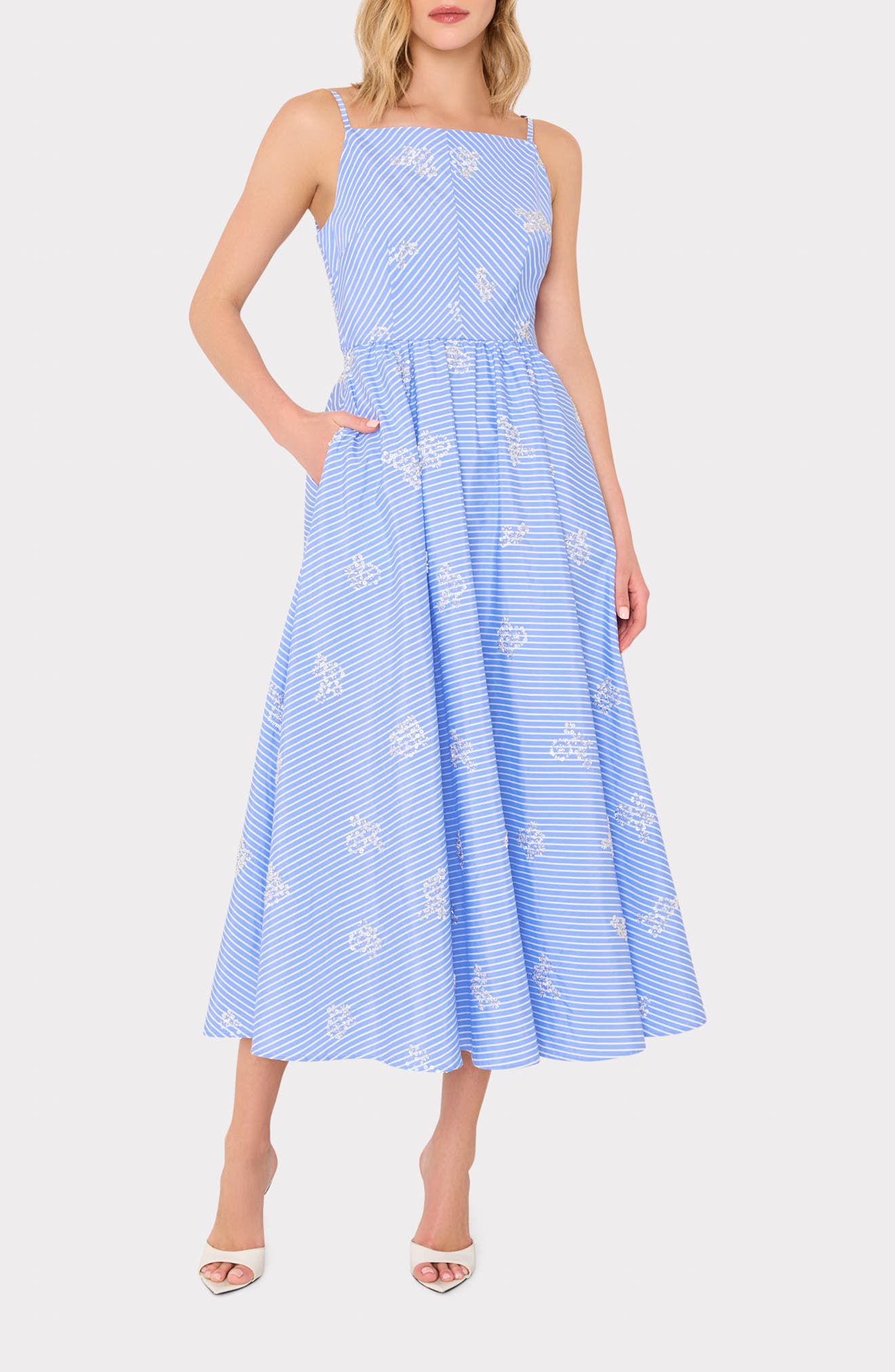 Emily Beaded A-Line Dress