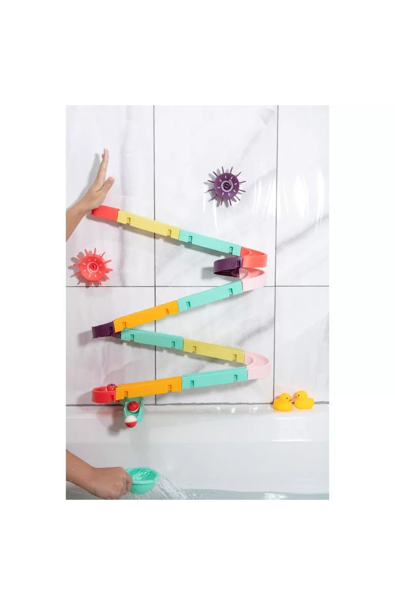 Sperric Interactive Durable Bathtub Slide and Sprayer Toy Set, Alternate, color,