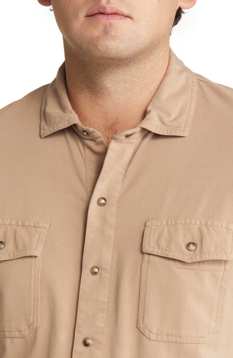 Peter Millar Lava Wash Stretch Cotton Shirt Jacket, Alternate, color, 