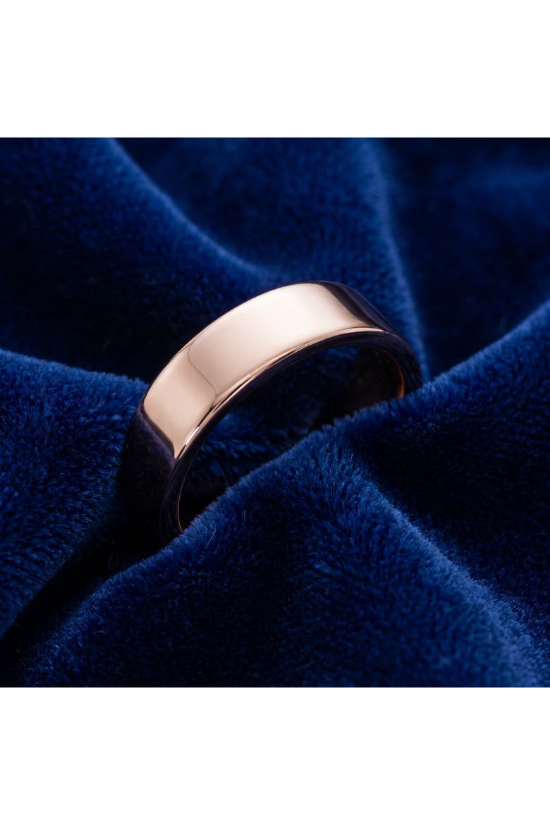 5mm Flat High Polished Wedding Band 14K Gold, Alternate, color, Rose Gold