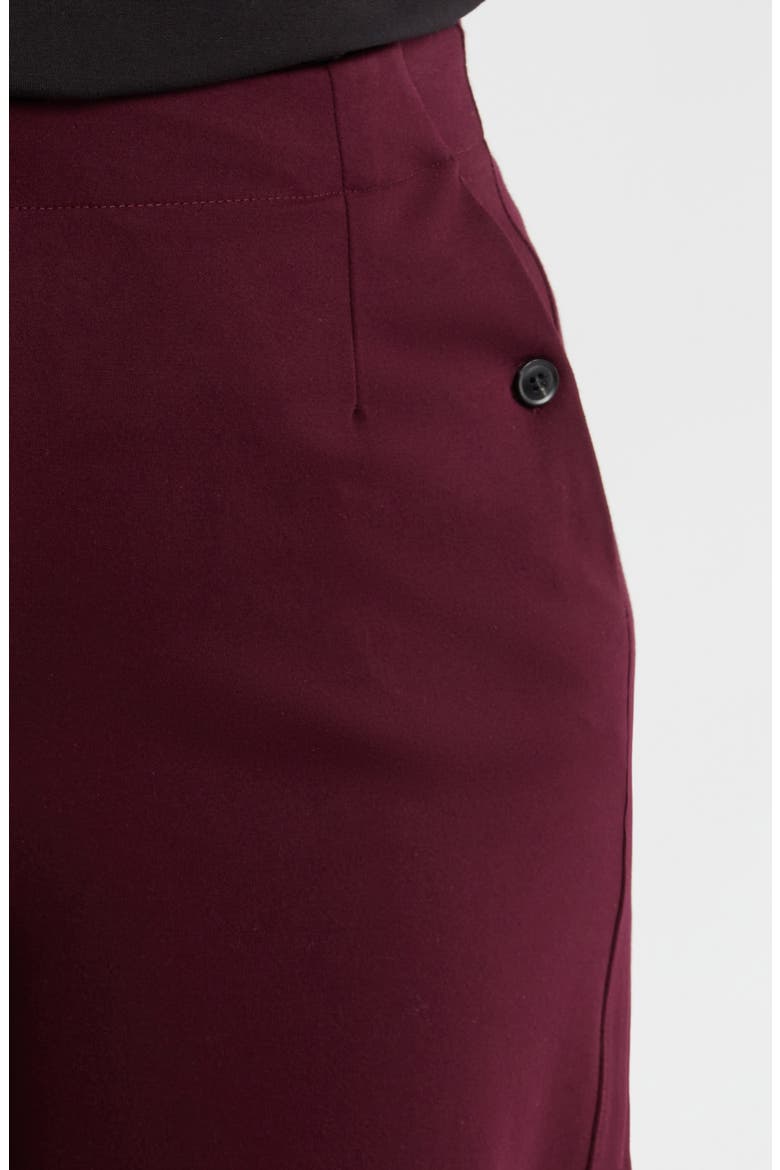 Audrey Ponte Pants, Alternate, color, BLACK CHERRY