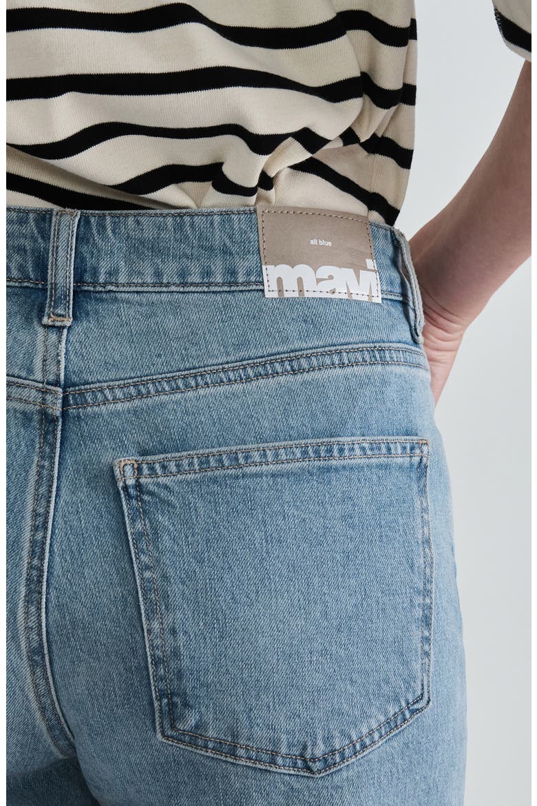 Florida High Waist Wide Leg Jeans, Alternate, color, BLEACHED CLASSIC BLU