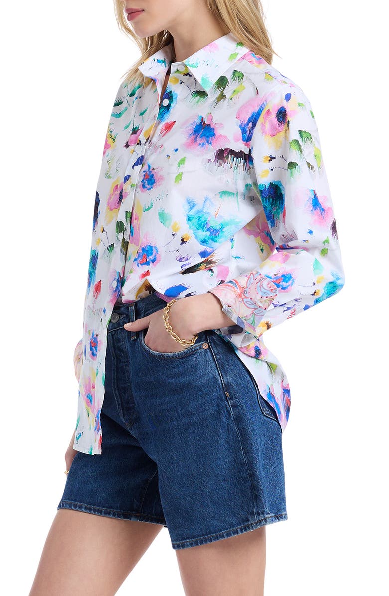 Robert Graham Carrie Long Sleeve Woven Shirt, Alternate, color, Multi