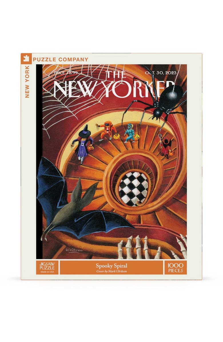 NEW YORK PUZZLE COMPANY Spooky Spiral 1000 Piece Puzzle, Main, color, NO COLOR