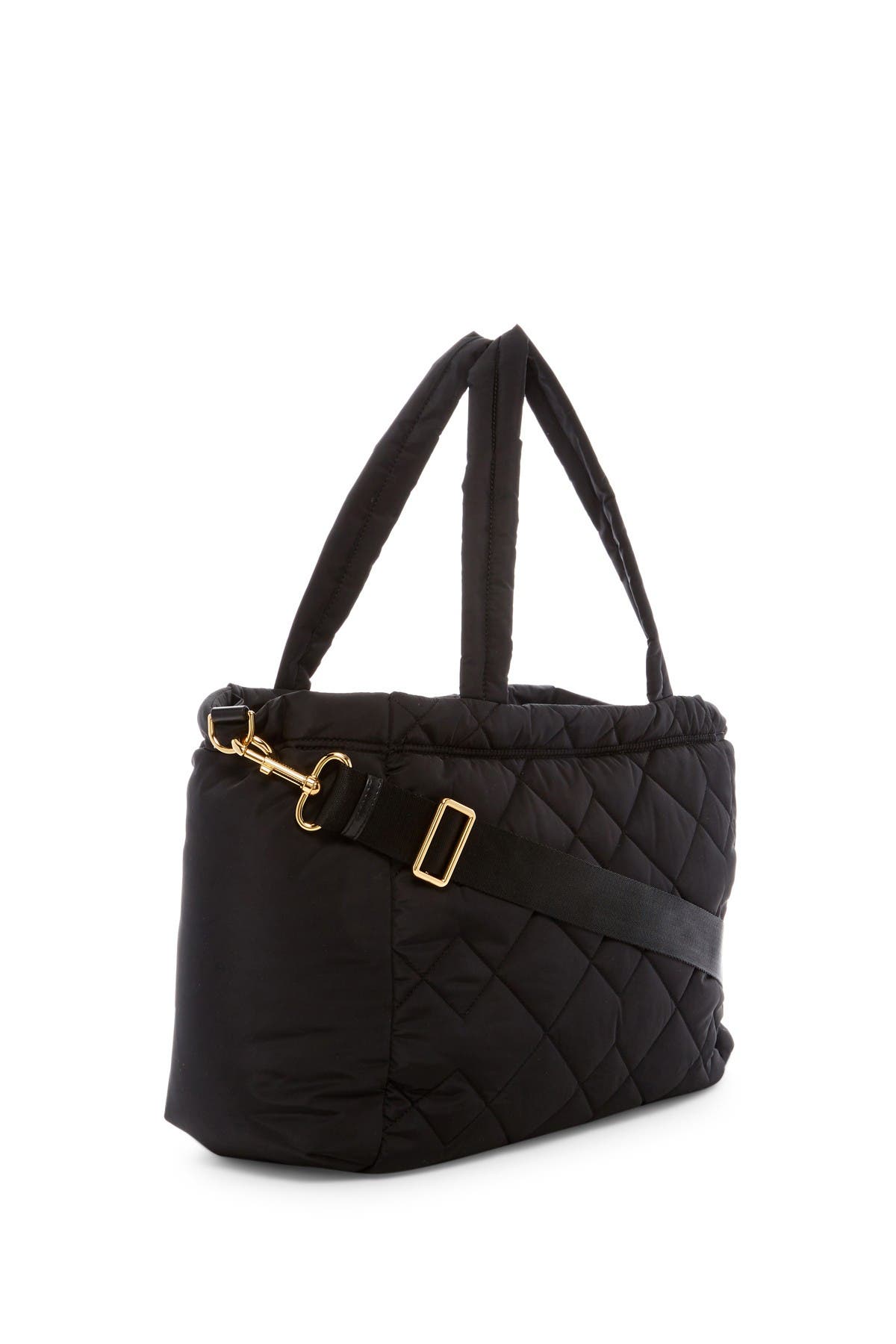 Marc Jacobs Quilted Nylon Baby Bag & Changing Pad, Alternate, color, 