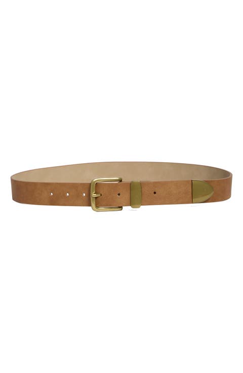 Ripple Faux Leather Belt