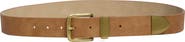 Steve Madden Ripple Faux Leather Belt